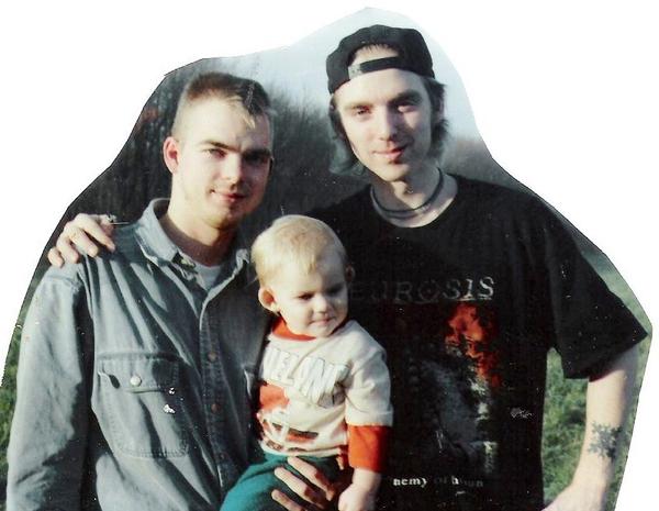 Me & Ray with my son Christian in 1996